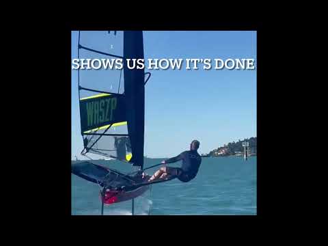 Sailing a waszp at Airlie beach