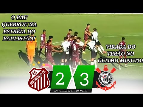 Sertãozinho 2 x 3  Corinthians | Gols e Melhores Momentos | Paulista Sub-20