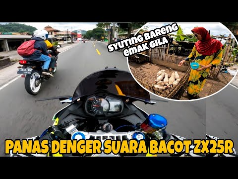 NINJA RR DOESN'T ACCEPT BEING OVERTAKEN BY ZX25R || OTW BANDUNG CRAZY MOTHER