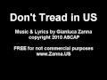 Don't Tread on US song by Gianluca Zanna 