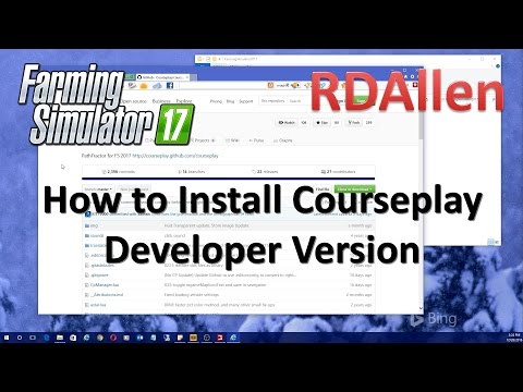 How to Install the Developer Version of Courseplay - Farming Simulator 17