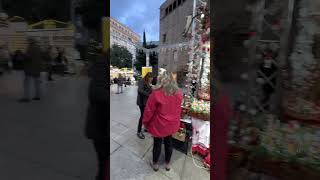 🇪🇸 Spanish Christmas Market in Barcelona Spain #shorts