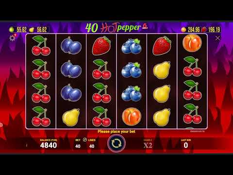 40 Hot Pepper 6 Reels – Video Gameplay