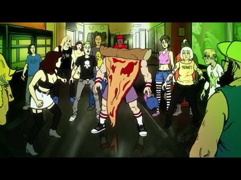 Pizza Thrash Pizzacore - Belushi Speed Ball - The Spinelli’s Slam (animated music video)
