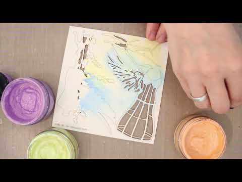 8-29-20 - Paper Wishes Webisodes - Mixed Media #12: Stamping with Opal Polish