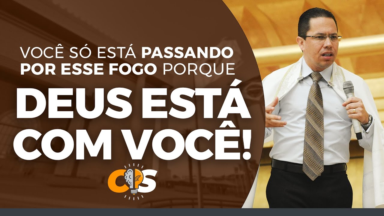 Você só está PASSANDO POR ESSE FOGO porque Deus está com você! | Bispo Jadson Santos