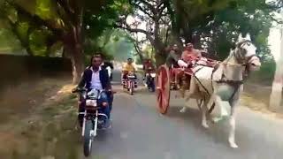 preview picture of video '#राजा भैया की रथ यात्रा अपने बेंती क्षेत्र में भ्रमण#'