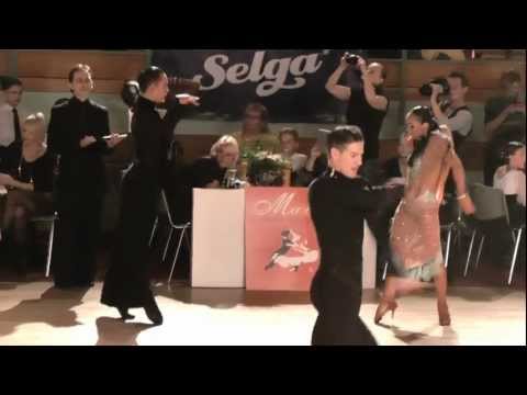 00206 Latvia Open 2012 Youth Latin Rumba 1/8 Nikolay Chernov & Evgenia Florinskaya