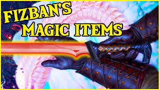 Magic Items from Fizbans Treasury of Dragons for Dungeons and Dragons TTRPG