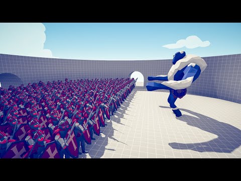 HOW MANY KNIGHTS NEED TO TAKE DOWN ICE GIANT - Totally Accurate Battle Simulator | TABS
