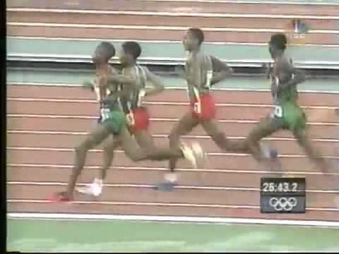 Paul Tergat Vs Haile G in 2000 Olympics 10k