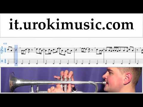 Corso di Tromba Major Lazer & DJ Snake - Lean On Tablature Tab Parte#2 um-i276