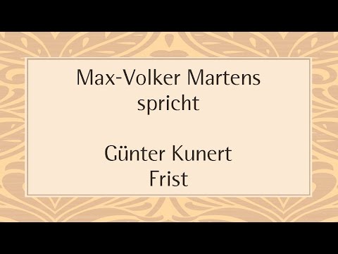 Günter Kunert „Frist“
