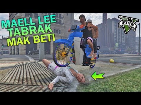 PREMAN TERKUAT TABRAK MAK BETI - GTA 5 YOUTUBER KOCAK PARODY