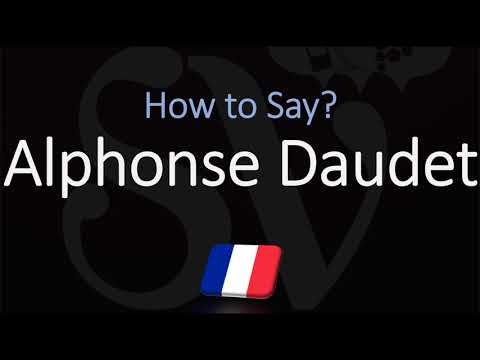 How to Pronounce Alphonse Daudet? (CORRECTLY)