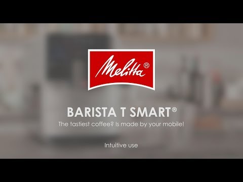 MELITTA F83/0-102 BARISTA T SMART automatinis kavos aparatas, juoda video
