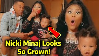 Nicki Minaj Shares Sweet Family Photos With Husband & Son Papa Bear, And He Looks So Grown!