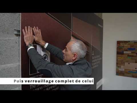 Clips femelle pour rail type placo F530 et Domalurail - montage frontal DOMARINE