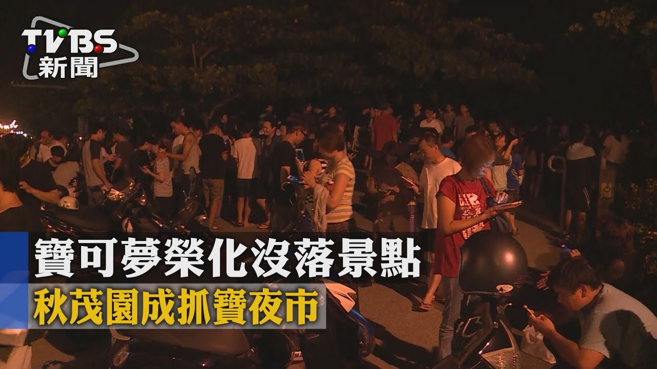 獨家/寶可夢榮化沒落景點 秋茂園成抓寶夜市