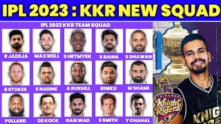 IPL 2023 - KKR New Team For the IPL 2023