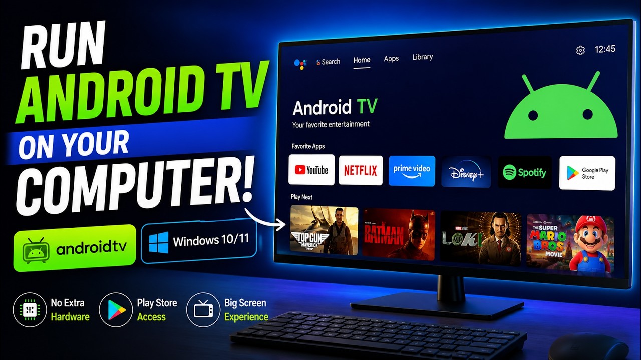 How to Run the Latest Android TV on Your PC