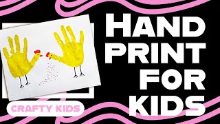 How to make handprint design | Hand printing for kids | Art and Craft