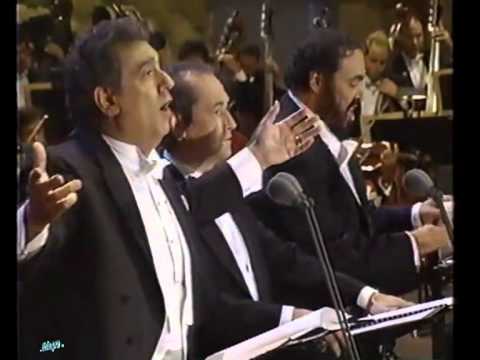 O' Sole Mio - Carreras - Domingo - Pavarotti - Los Angeles 1994... Emozionare Scherzando...