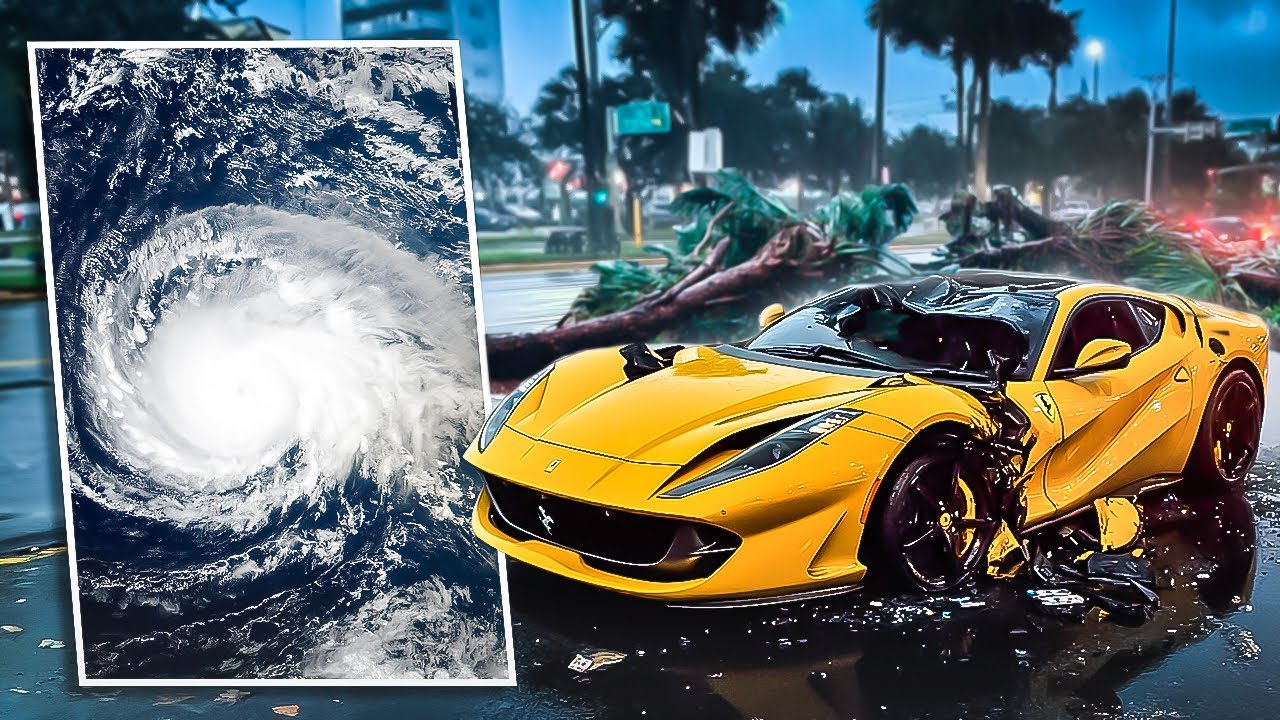 Furacão chegou e acabou com tudo 😭