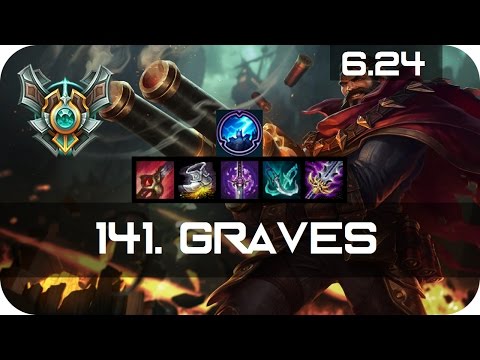 Graves Jungle vs Rengar Master Preseason 7 Season 7 s7 Patch 6.24 2017 Gameplay Guide Build