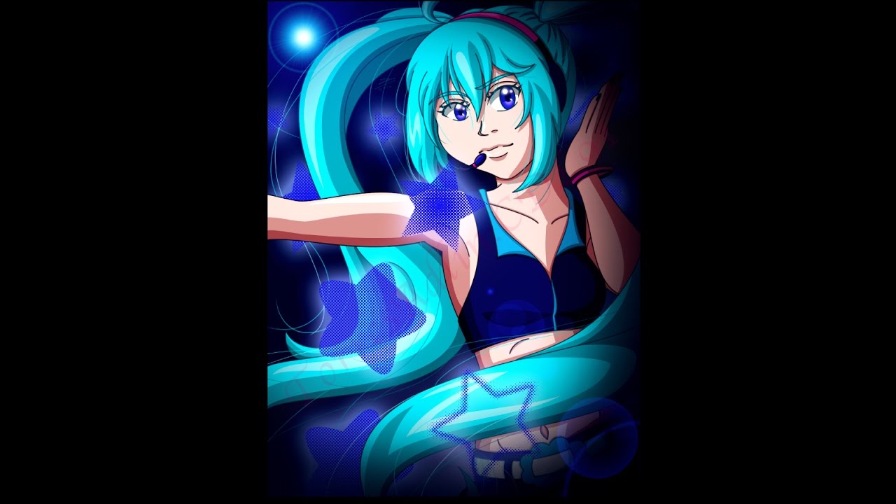 Vocaloid Miku ECHO Speedpaint