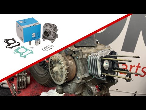 Zylinder ersetzen | Peugeot / Sym 50ccm 4-Takt Motor.