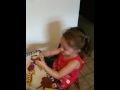 Abby Playing With Playdough