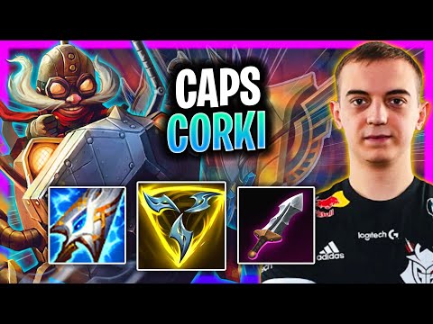 CAPS IS INSANE WITH CORKI! | G2 Caps Plays Corki Top vs Mordekaiser!  Season 2024