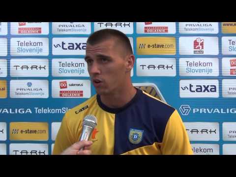 Goran Vuk pred tekmo Domžale - Zavrč, 10.08.2013 ob 20:30