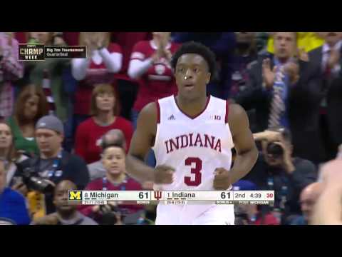 OG Anunoby Steal and Slam vs. Michigan