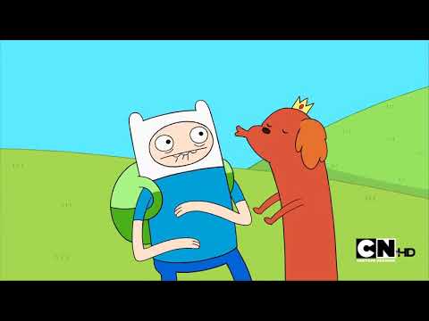 Adventure Time Hotdog Princess kiss