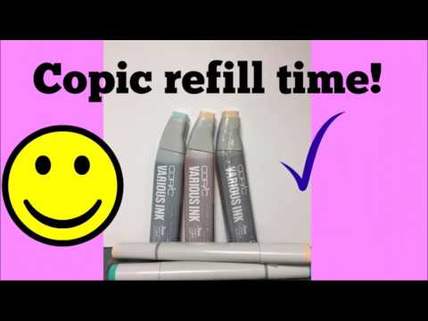 How I refill my Copic markers