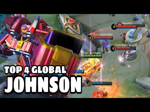 Instant Delete Combo, No One Can Escape Top 4 Global Jhonson  Mobile Legends