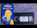 Failed Attempt Opening To Sesame Street Quiet Time 1997 Vhs Ultra Damaged Tape