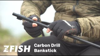 ZFISH Vidlička Carbon Drill Bankstick 50-90cm