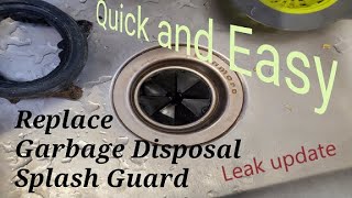 How to Replace Garbage Disposal Splash Guard Gasket