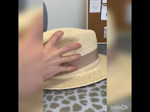Как сделать соломенную шляпу своими руками  How to make a sun hat for dolls  #Shorts