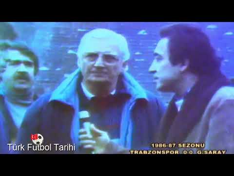 1986 1987 Trabzonspor Galatasaray SUPER BİR DERBİ DAHA 20.Hafta Maçı