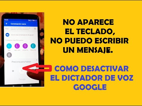 How to remove Google voice typing / the keyboard does not appear