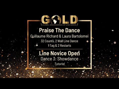 GOLD 2023 Line Novice Open - Dance 3: Showdance "Praise The Dance" - Tutorial without music