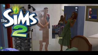 🏡 Sims 2 No Commentary Gameplay | Can My Homeless Sim Build a Life? | Sims 2 Rags to Riches (Part 2)