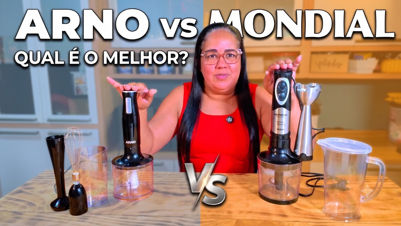 Miniatura da avaliação em vídeo de Mixer Mondial Turbo 3 em 1 M-14 500W 110V