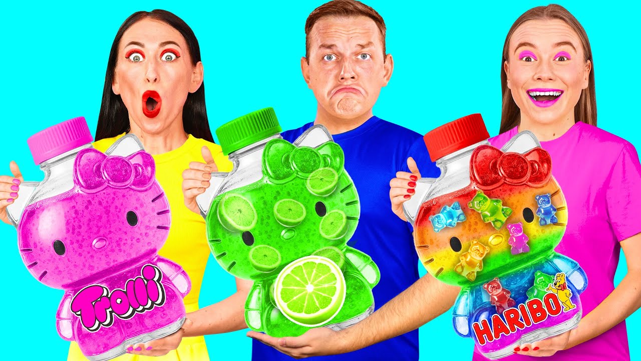 フローズンハニーゼリーチャレンジ | 面白い食べ物の状況 BaRaDa Best