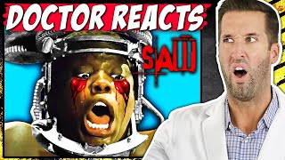 ER Doctor REACTS to Unbeatable Saw Traps #2