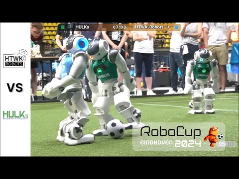 RoboCup 2024 - HTWK Robots vs. HULKs (Standard Platform League, Group Phase Round 5)